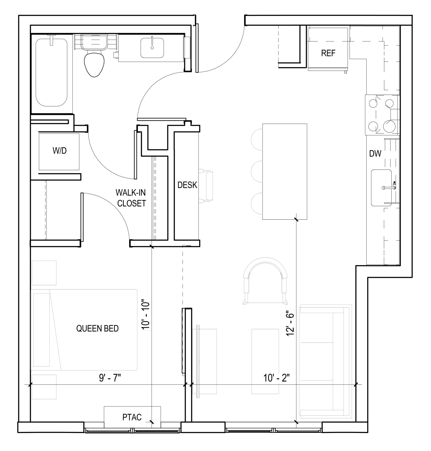 Borealis Apartments in North Loop - Floor Plans