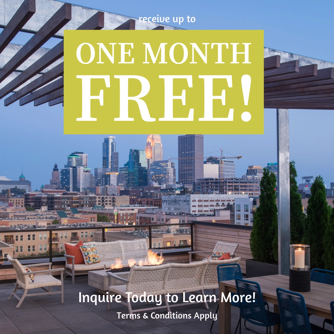 Receive up to one month free! Inquire today to learn more! Terms & conditions apply.